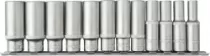 Набор головок торцевых глубоких Thorvik S12S2112SM (3/8"DR на держателе, 8-19 мм, 12 предметов)